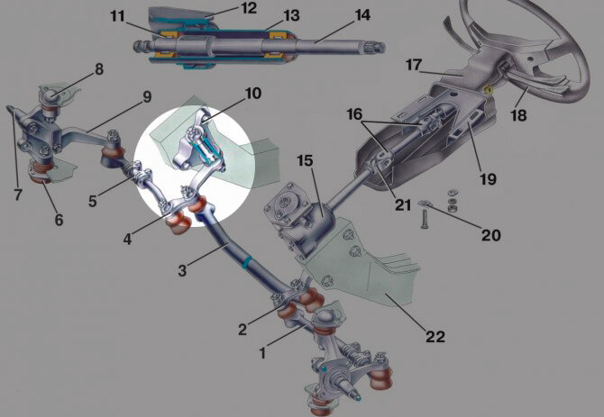 Ремонт рулевой ваз 2107 своими руками Поворотный механизм рулевого управления. Что это такое и для чего нужен? Бренд а