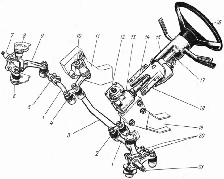 Ремонт рулевой ваз 2107 своими руками Car steering device and repair VAZ-2101 Zhiguli