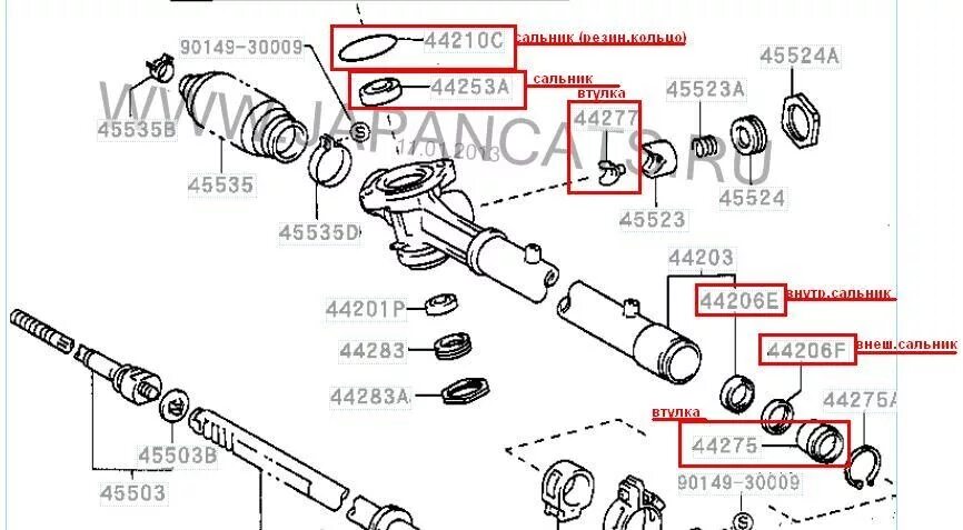 Ремонт рулевых реек своими руками тойота Ремонт Рулевой Рейки. Часть 2 - Toyota Carina ED (3G), 2 л, 1995 года своими рук