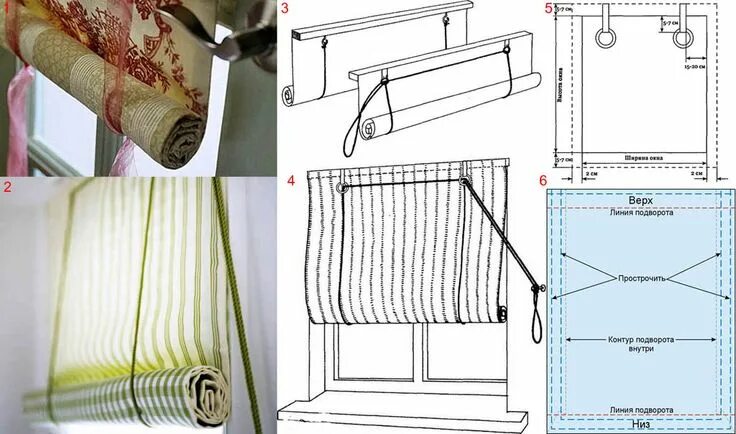 Ремонт рулонных штор своими руками Установка готовых и изготовление рулонных штор полностью своими руками Рулонные 