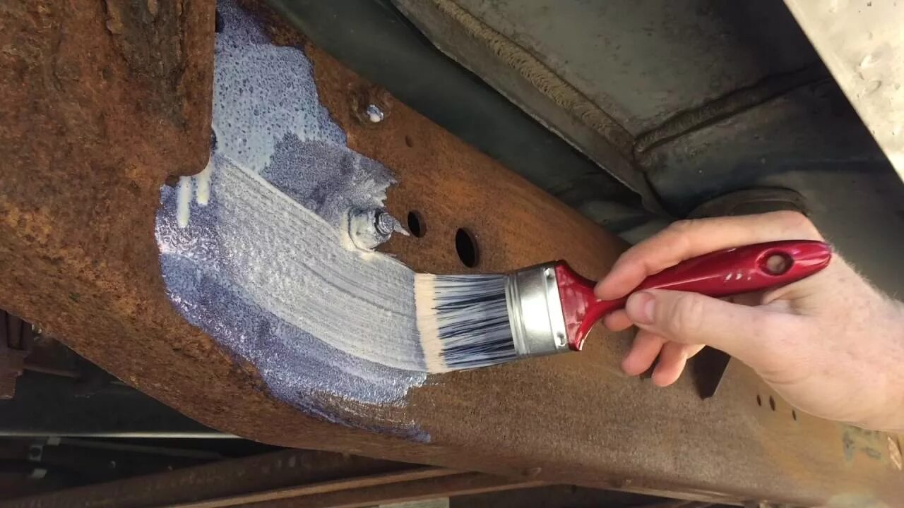 Ремонт ржавчины своими руками How To Paint Rusty Metal - YouTube