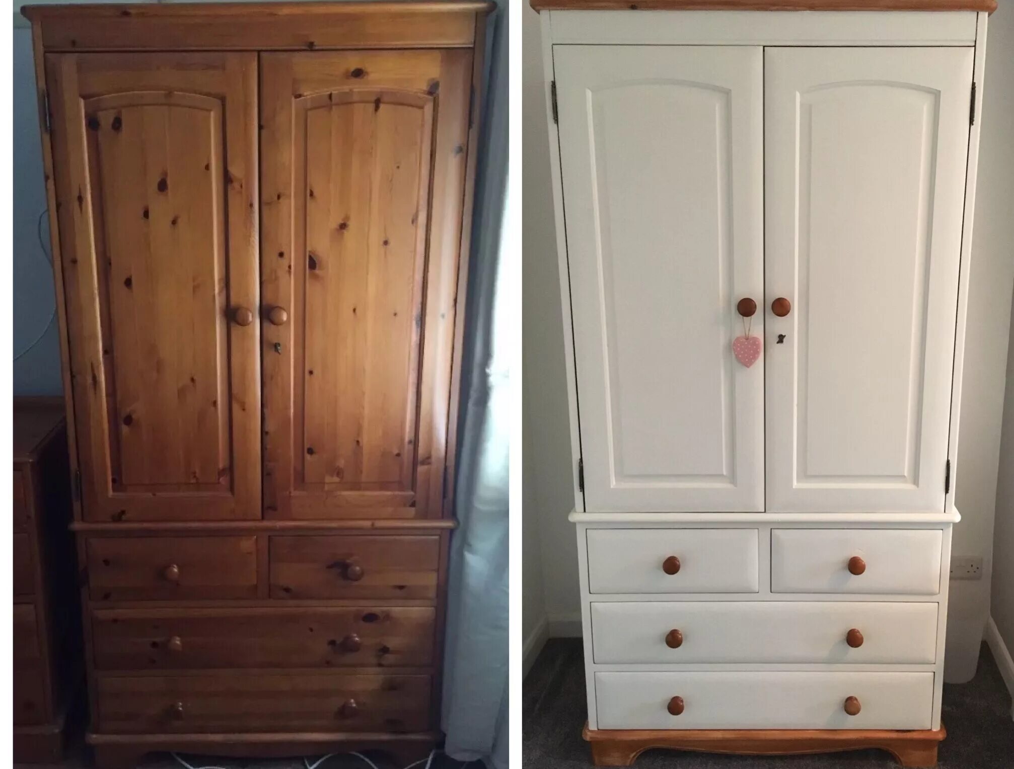 Ремонт шкафа своими руками Pine wardrobe refurb & upcycle Pine furniture makeover, Pine wardrobe, Upcycled 