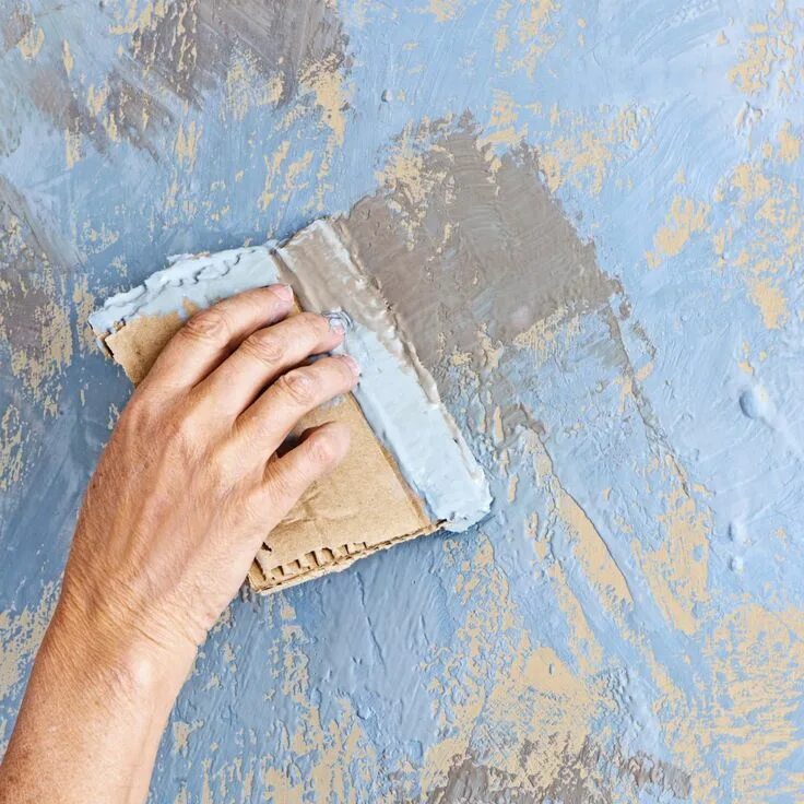 Ремонт штукатурки своими руками How to Rough up a Wall with Paint Wall painting techniques, Textured walls, Faux