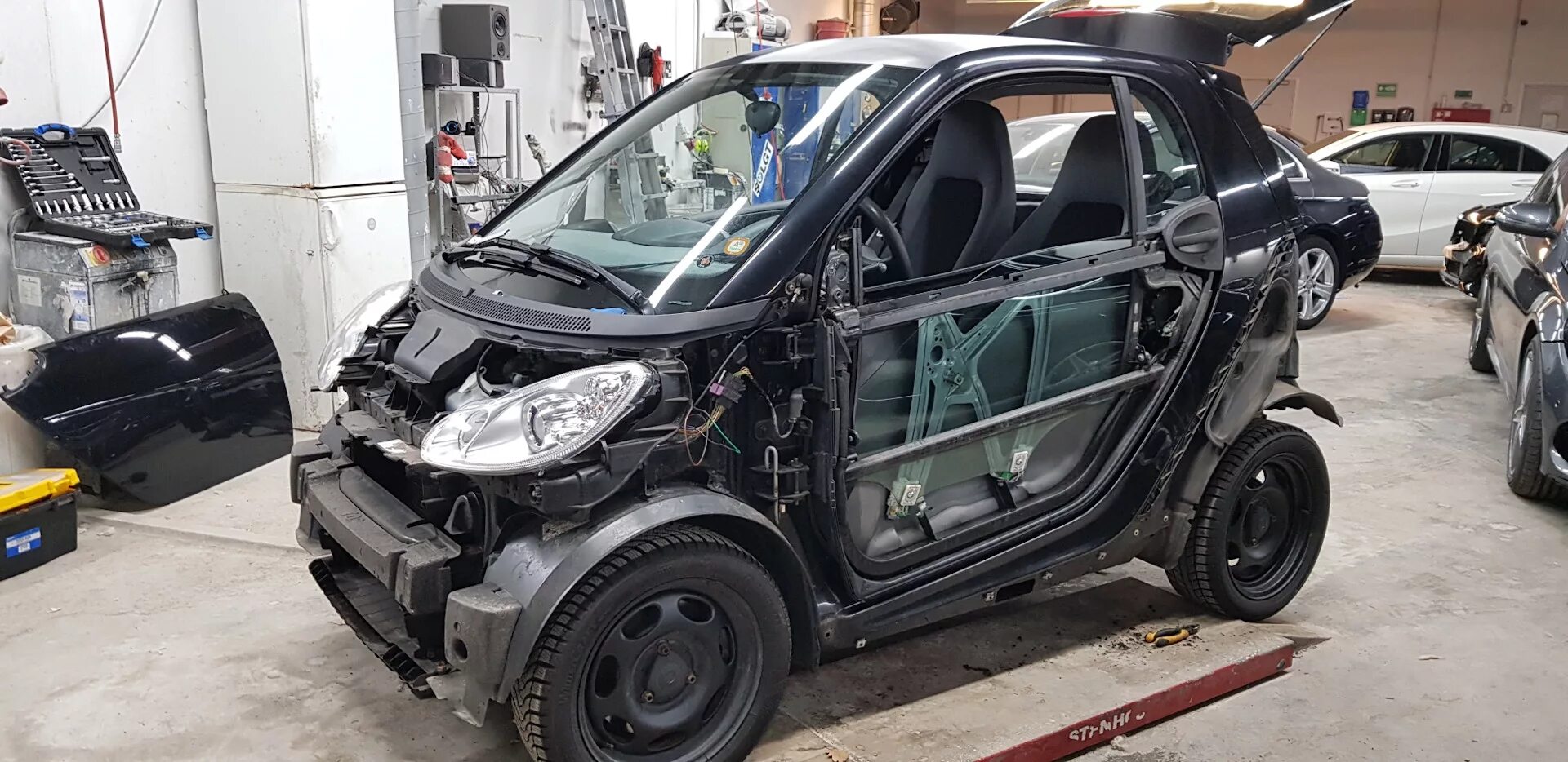 Ремонт смарт своими руками Покраска SMART - Smart fortwo (2G), 0,8 л, 2008 года кузовной ремонт DRIVE2