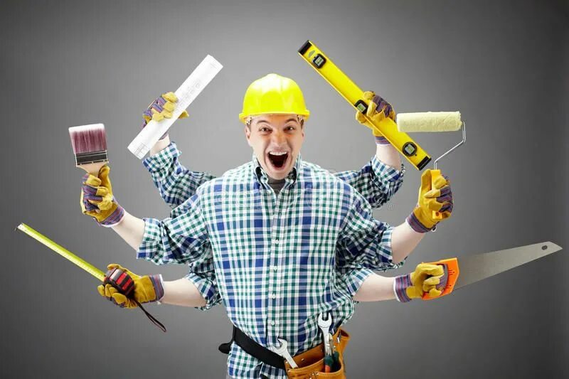 Ремонт смешные фото Repairman stock photo. Image of blueprint, crazy, foreman - 20095738 Constructio