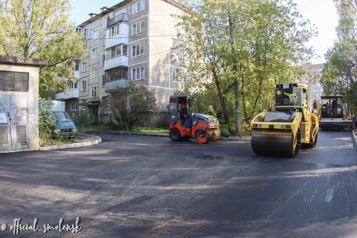 Ремонт смоленск фото Подрядчиков для ремонта межквартальных проездов выбрали в Смоленске АиФ Смоленск