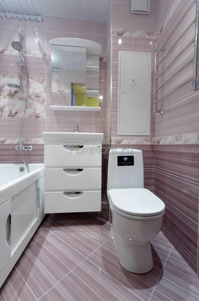 Ремонт совмещенного туалета фото Pin on ванная Modern bathroom design, Small bathroom, Bathroom design