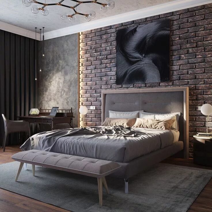 Ремонт спальни в стиле лофт Check the new inspirations about bedroom decor. Discover more at spotools.com Id