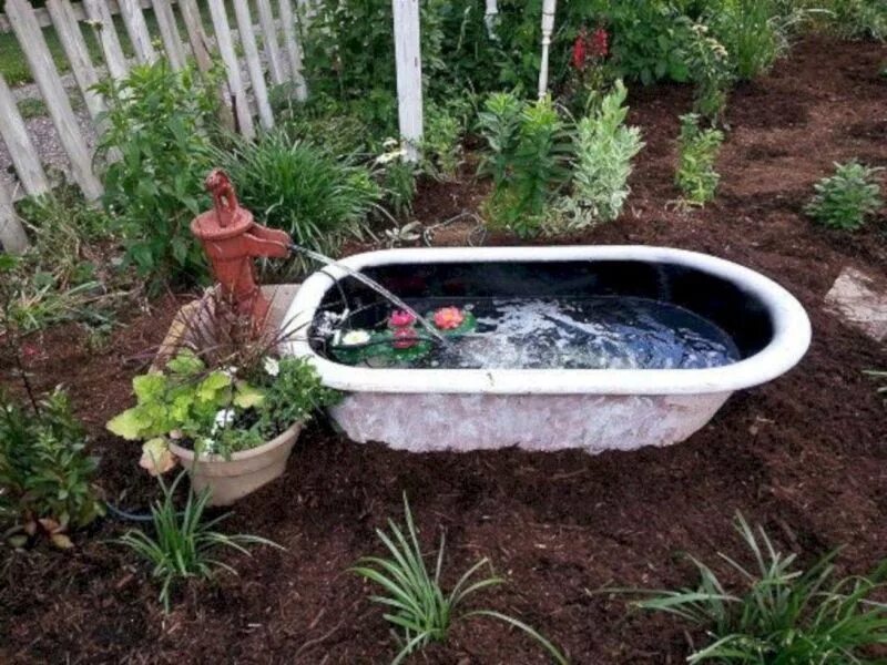 Ремонт старой ванны своими руками 10 Creative Ideas to Repurpose Old Bathtub Garden bathtub, Old bathtub, Garden t