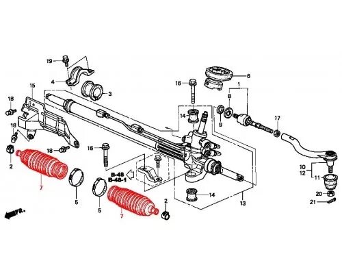 Ремонт своими руками рулевой рейки хонда Ремонт рулевой рейки - Honda Accord (7G), 2,4 л, 2006 года запчасти DRIVE2