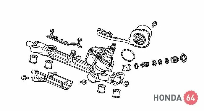 Ремонт своими руками рулевой рейки хонда Рулевая рейка хонда срв рд1 LkbAuto.ru
