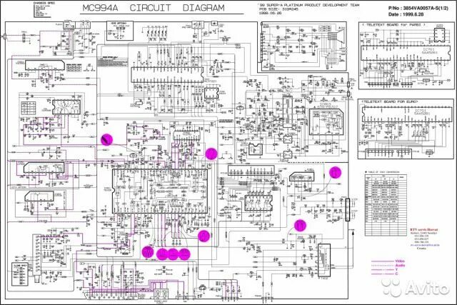 Ремонт телевизоров lg своими руками Схема шасси mc994a Circuit diagram, Electronics circuit, Diagram design