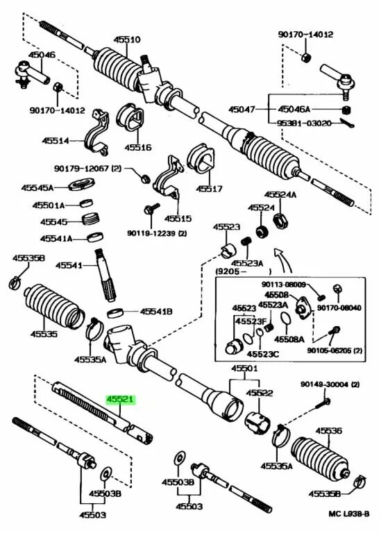 Ремонт тойоты короллы своими руками Купить Toyota 4552120040 (45521-20040) Вал Трансмиссионный. Цены, быстрая достав