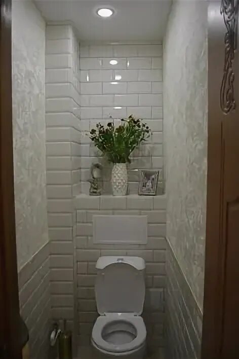 Ремонт туалета в брежневке фото дизайн малогабаритные 61 Ideas To Half Bathroom Ideas Small Color Schemes Gray 65 in 2019 Half bath id