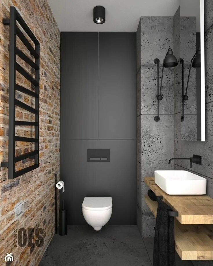 Ремонт туалета в стиле лофт Pin on Bathroom Bathroom interior, Bathroom remodel shower, Shower remodel