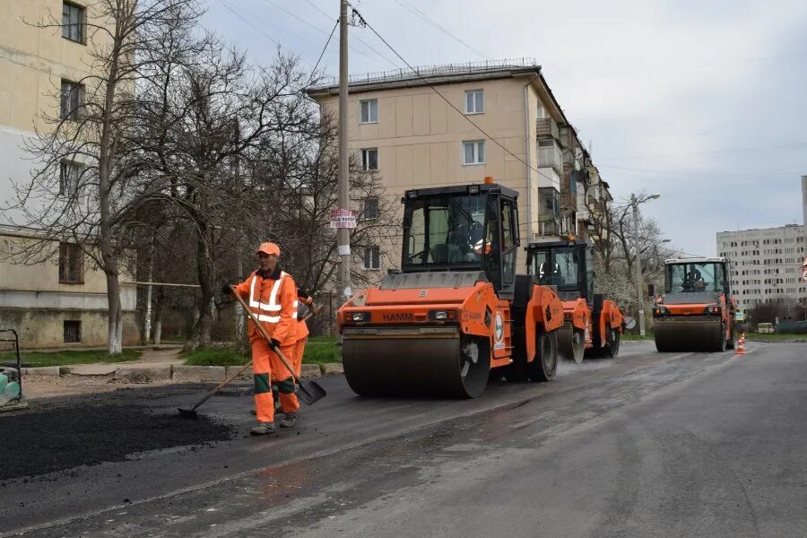 Ремонт улиц фото Официальный портал Правительства Севастополя