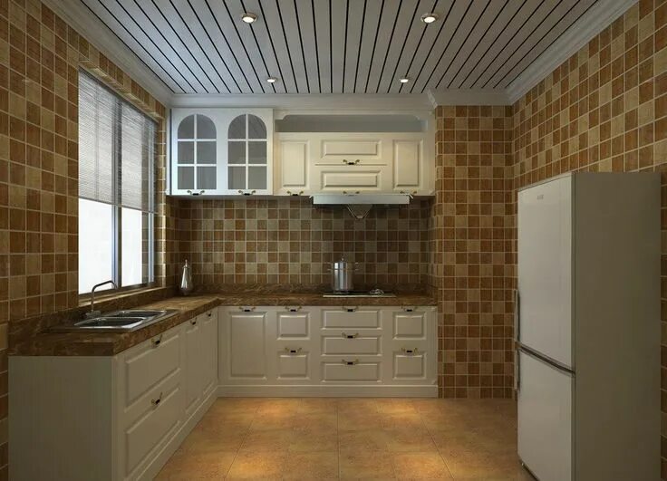 Ремонт в кухне фото варианты отделки ceiling design ideas for small kitchen Kitchen ceiling design, Classic kitchen d