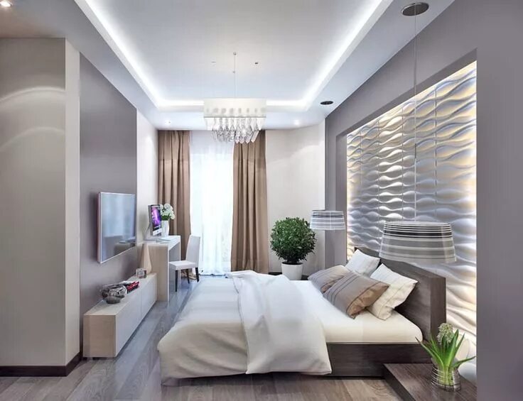 Ремонт в спальне дизайн Картинки по запросу 3d панели в интерьере Wallpaper design for bedroom, Bedroom 