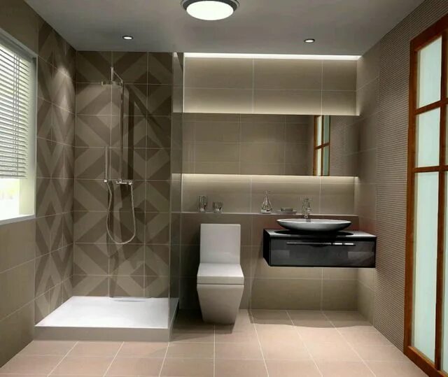 Ремонт ванной комнаты и туалета дизайн современный 30 Best Bathroom Designs Of 2015 Diseño de baños modernos, Diseño de baños, Cuar