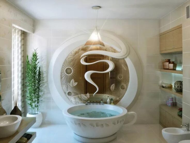 Ремонт ванной комнаты своими руками интересные идеи Cup of tea Unique bathroom design, Unique bathroom, Bathroom inspiration