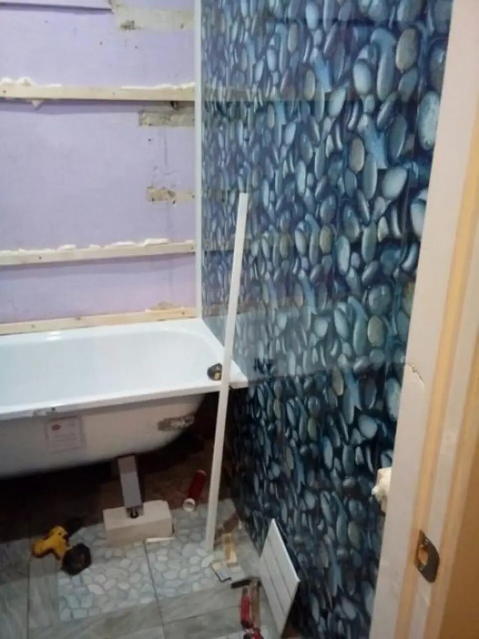 Ремонт ванной комнаты своими руками пвх Bathroom made of plastic panels in Khrushchev photo (44 Photos)