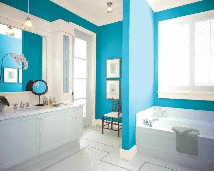 Ремонт ванной краской фото ▷ 1001 + Ideas for Choosing Unique and Beautiful Bathroom Paint Colors Best bath