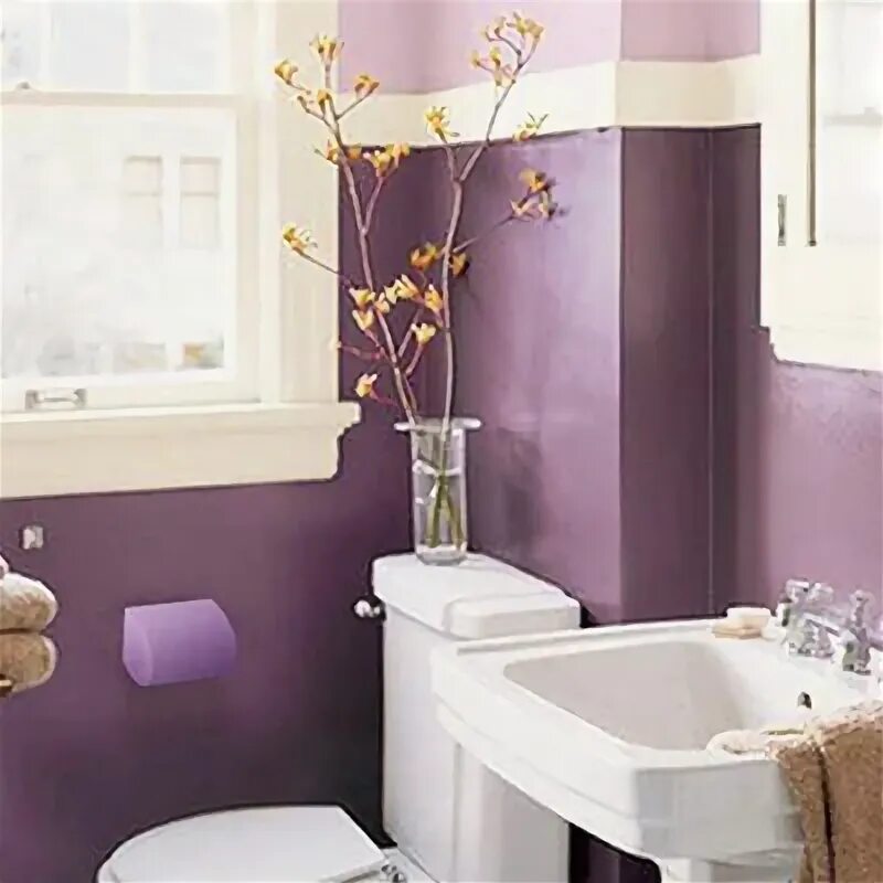 Ремонт ванной краской фото Just A Cover Just A Cover Wall Mount Toilet Paper Holder Wayfair Paars interieur