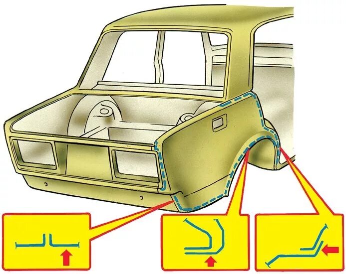 Ремонт ваз 2107 своими руками замена деталей кузова - DRIVE2