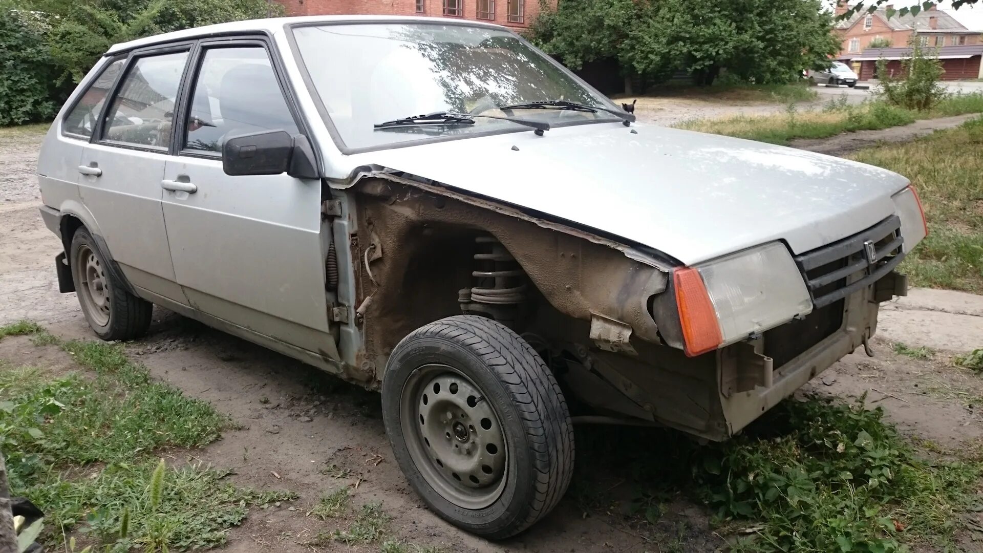 Ремонт ваз 2109 своими Кузовной ремонт. Начало - Lada 21093i, 1,5 л, 2003 года кузовной ремонт DRIVE2