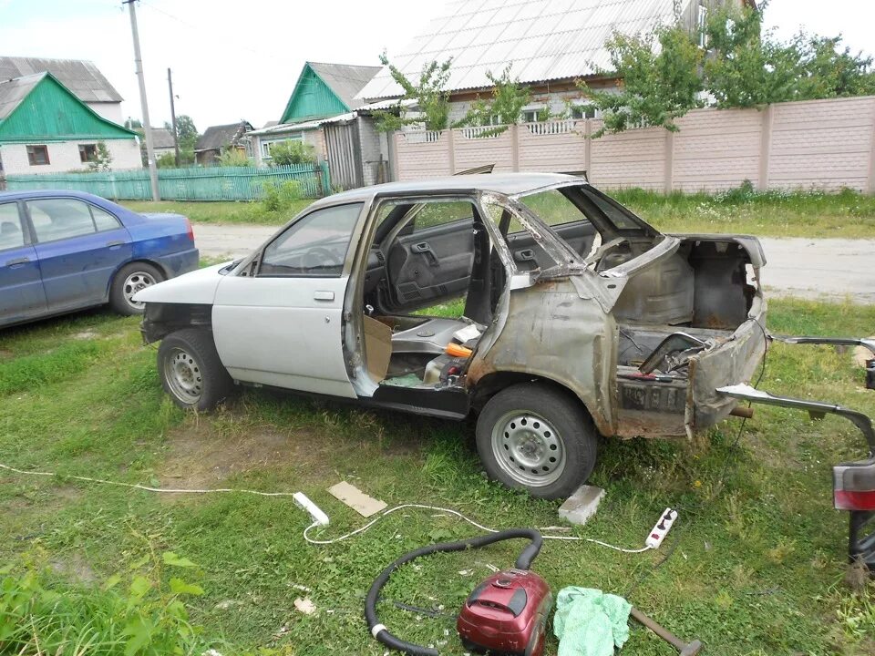 Ремонт ваз 2110 своими руками видео Восстановление гнилого кузова ВАЗ 2110 - Lada 21102, 1,5 л, 1999 года кузовной р