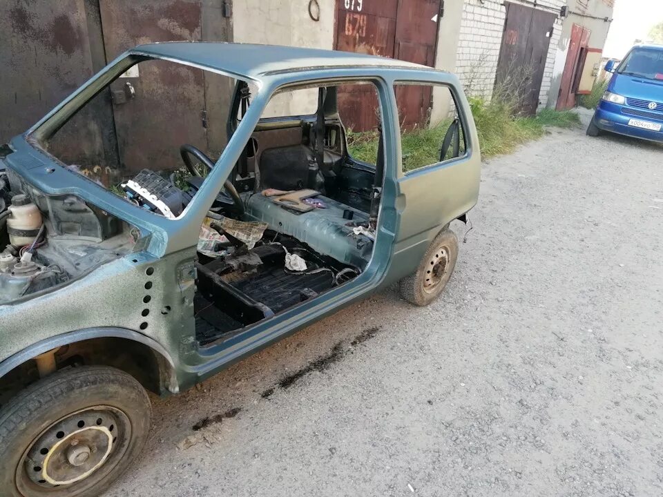 Ремонт ваз ока своими руками Фотки рабочего процесса) - Lada 11113 Ока, 0,8 л, 2005 года кузовной ремонт DRIV