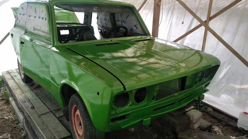 Ремонт ваза 2106 своими руками Ремонт-покраска часть 4))) - Lada 21063, 1,5 л, 1985 года кузовной ремонт DRIVE2