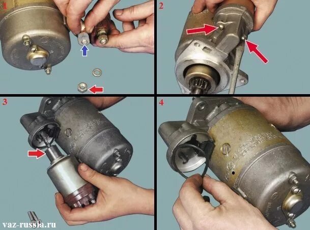 Ремонт втягивающего стартера своими руками Ремонт стартера ВАЗ 2110 способ