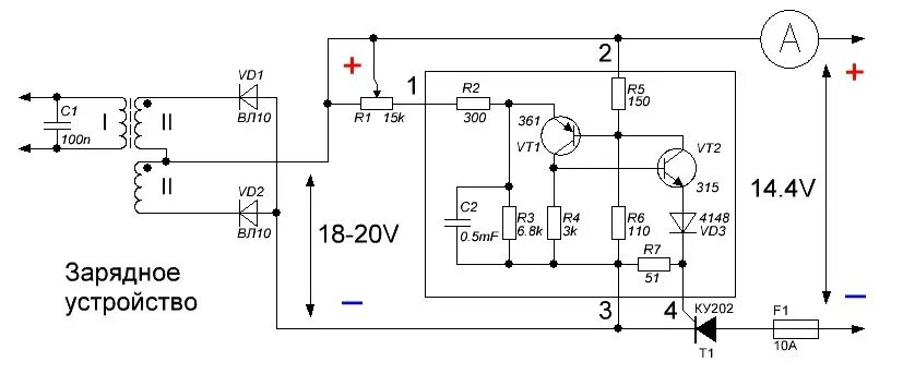 Ремонт зарядного устройства своими руками Форум РадиоКот * Просмотр темы - Схема зарядного устройства на тиристоре. Пробле