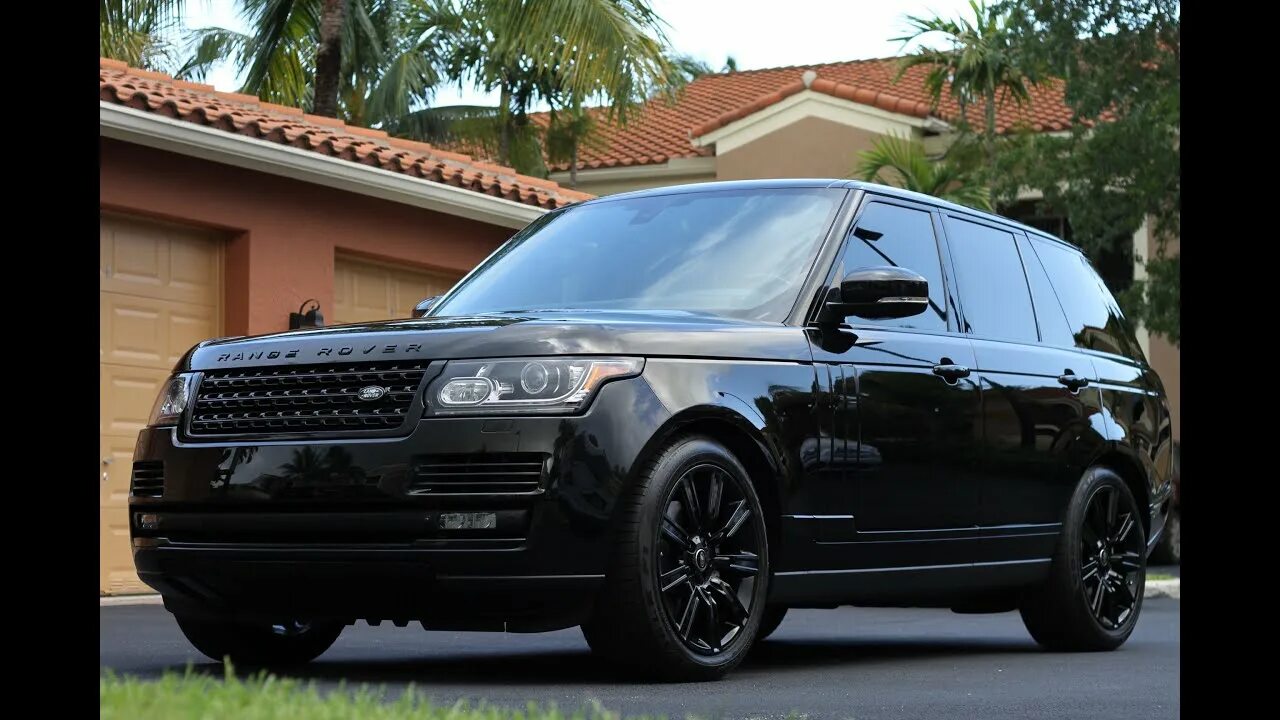 Рендж ровер спорт черный фото 2015 Range Rover HSE Black Tie Edition by Advanced Detailing of South Florida - 