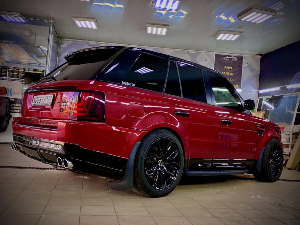 Рендж ровер спорт тюнинг фото покраска авто+обвес+детейлинг - Land Rover Range Rover Sport (1G), 4,4 л, 2008 г