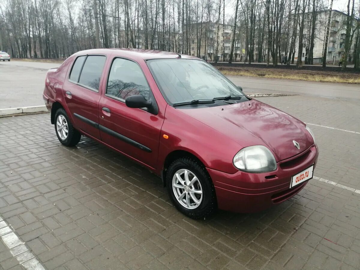 Рено 2001 года фото Купить б/у Renault Clio II 1.4 MT (75 л.с.) бензин механика в Смоленске: красный