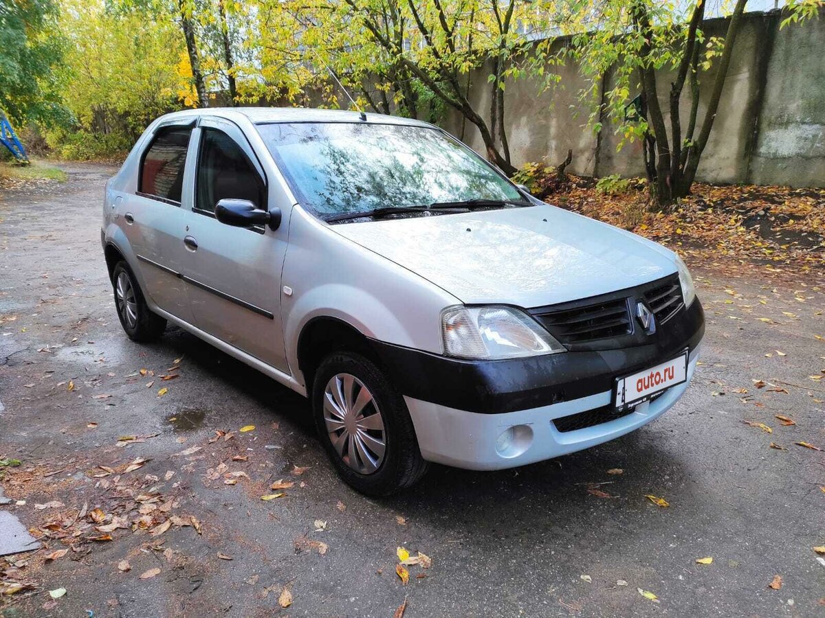 Рено 2006 года фото Купить б/у Renault Logan I 1.4 MT (75 л.с.) бензин механика в Жуковском: серый Р