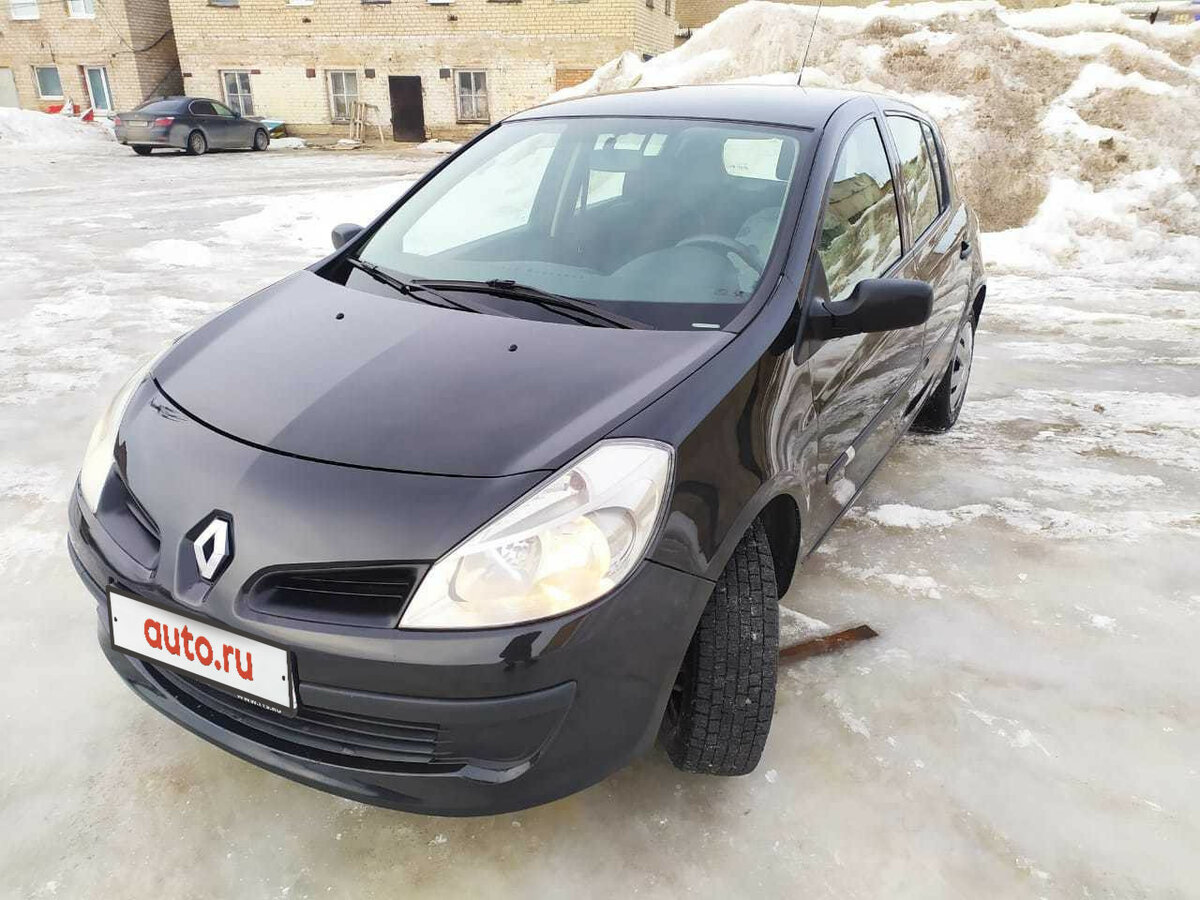 Рено 2006 года фото Купить б/у Renault Clio III 1.2 MT (75 л.с.) бензин механика в Стерлитамаке: чёр