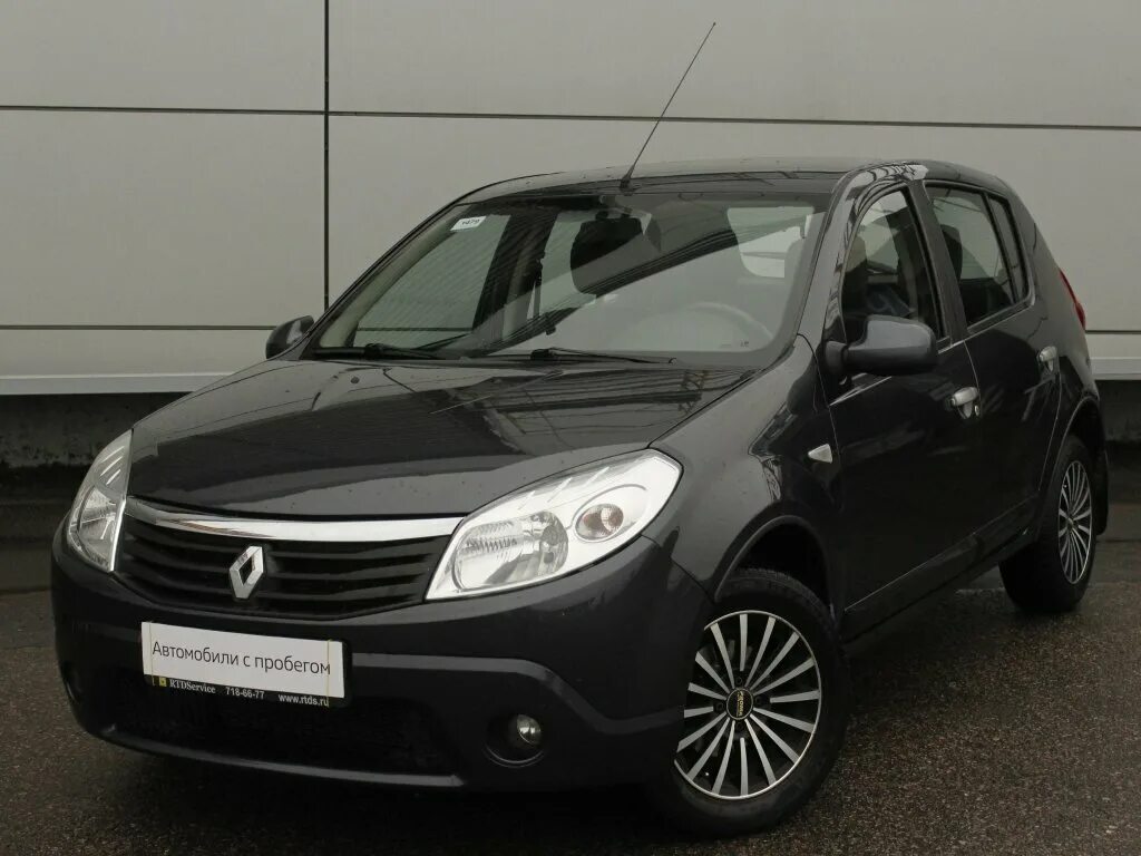 Рено 2010 фото Купить б/у Renault Sandero I 1.6 MT (84 л.с.) бензин механика в Москве: серый Ре