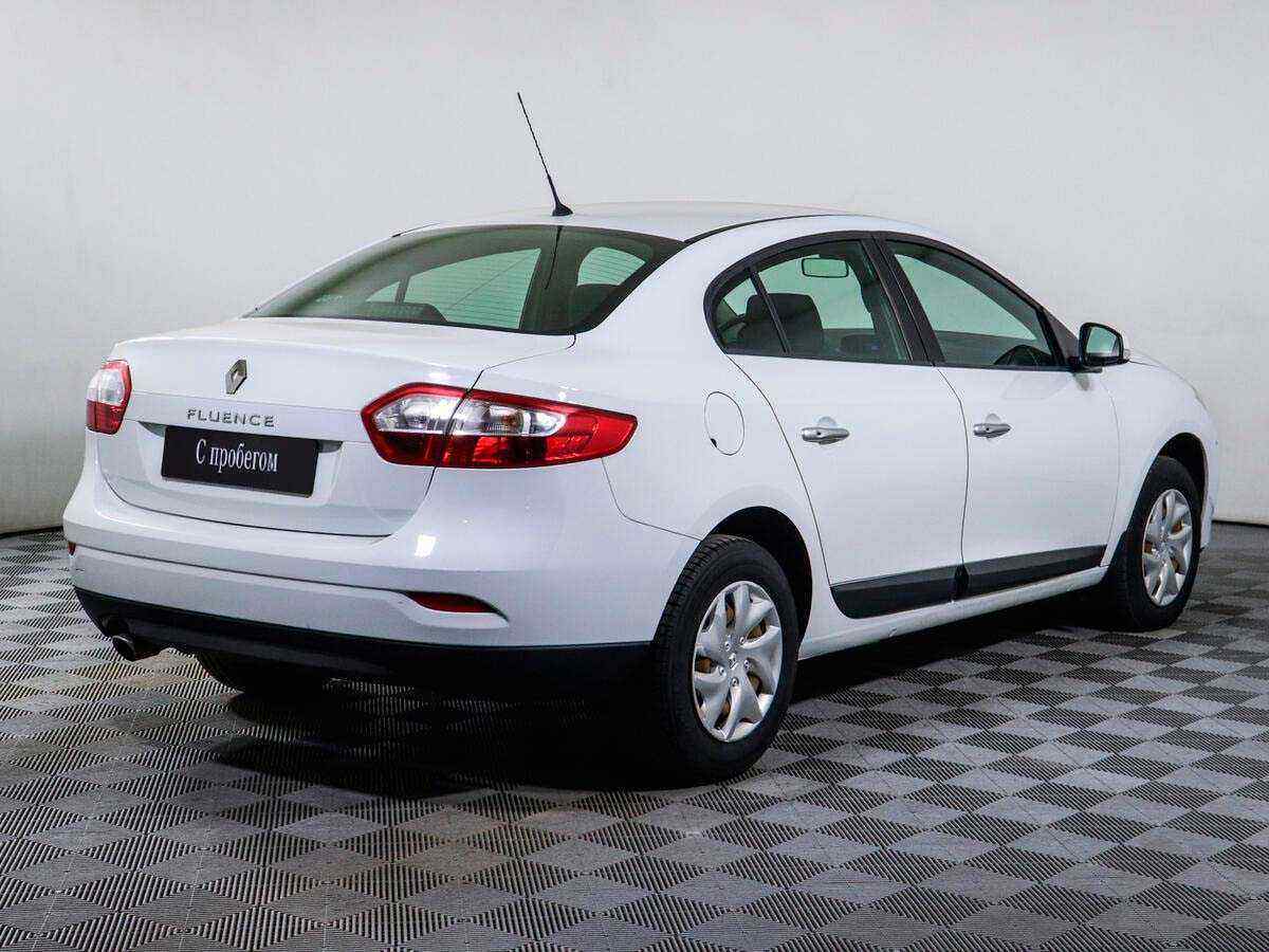 Рено 2014 года фото Renault Fluence Белый 2014 с пробегом 81 210 км. в автоцентре Крост в Ростове-на