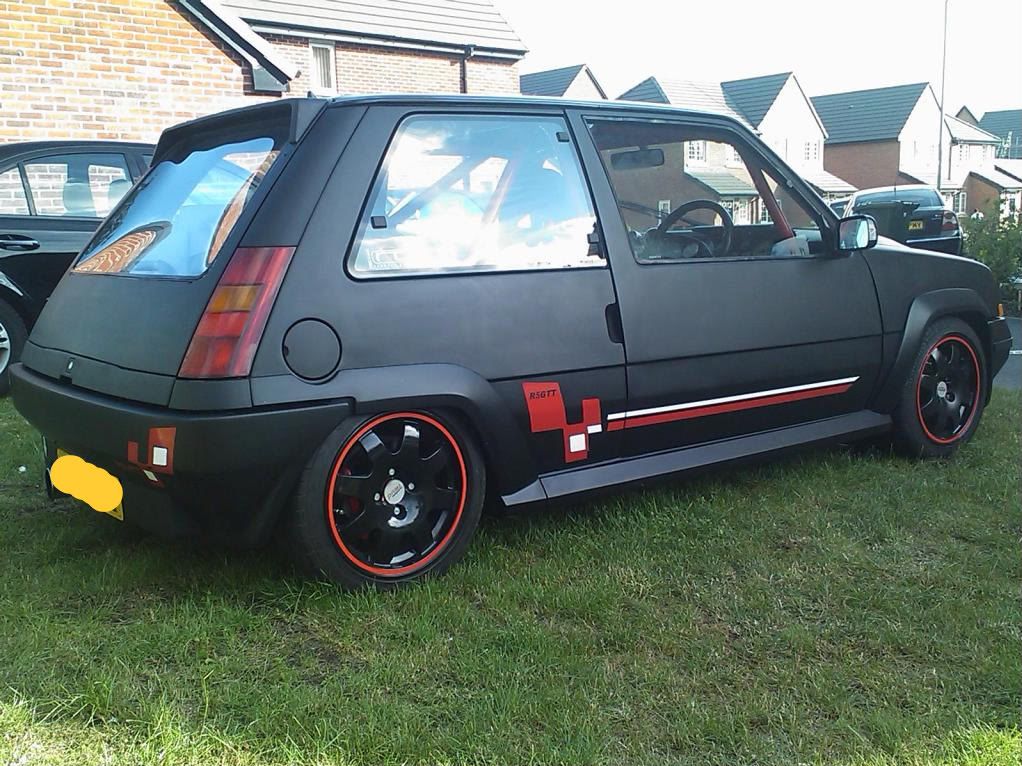 Рено 5 тюнинг Renault 5 GT Turbo Black Renault 5 gt turbo, Renault 5, Super cars