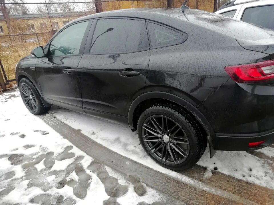 Рено аркана на литых дисках фото Новая зимняя резина. Теперь на 19". - Renault Arkana, 1,6 л, 2019 года шины DRIV