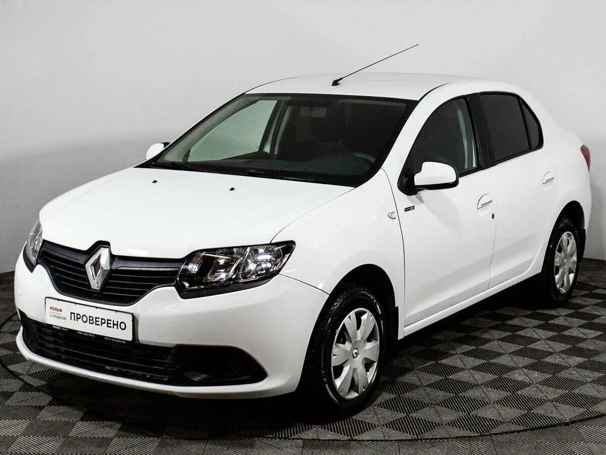 Рено белая машина фото Купить б/у Renault Logan II Рестайлинг 1.6 AT (102 л.с.) бензин автомат в Москве