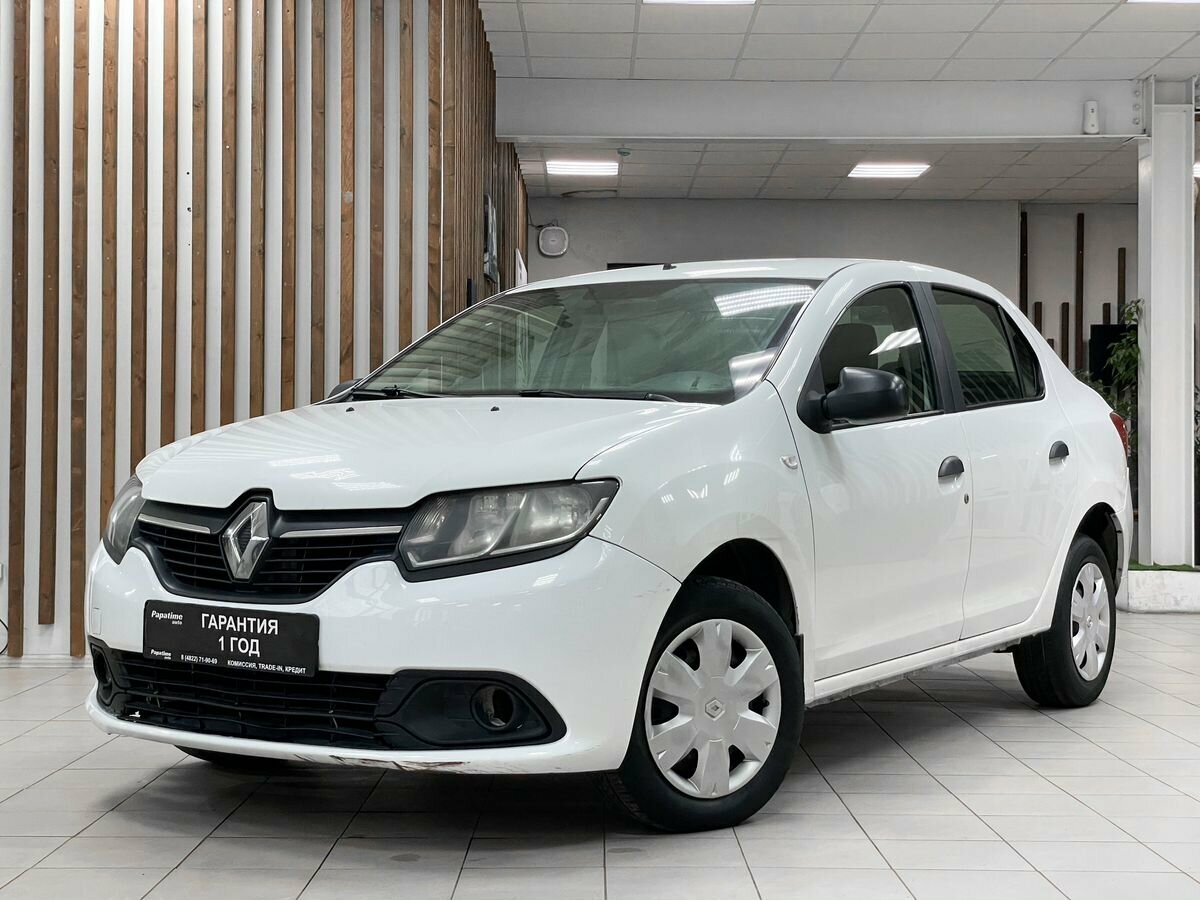 Рено белый фото Купить б/у Renault Logan II 1.6 MT (82 л.с.) бензин механика в Твери: белый Рено