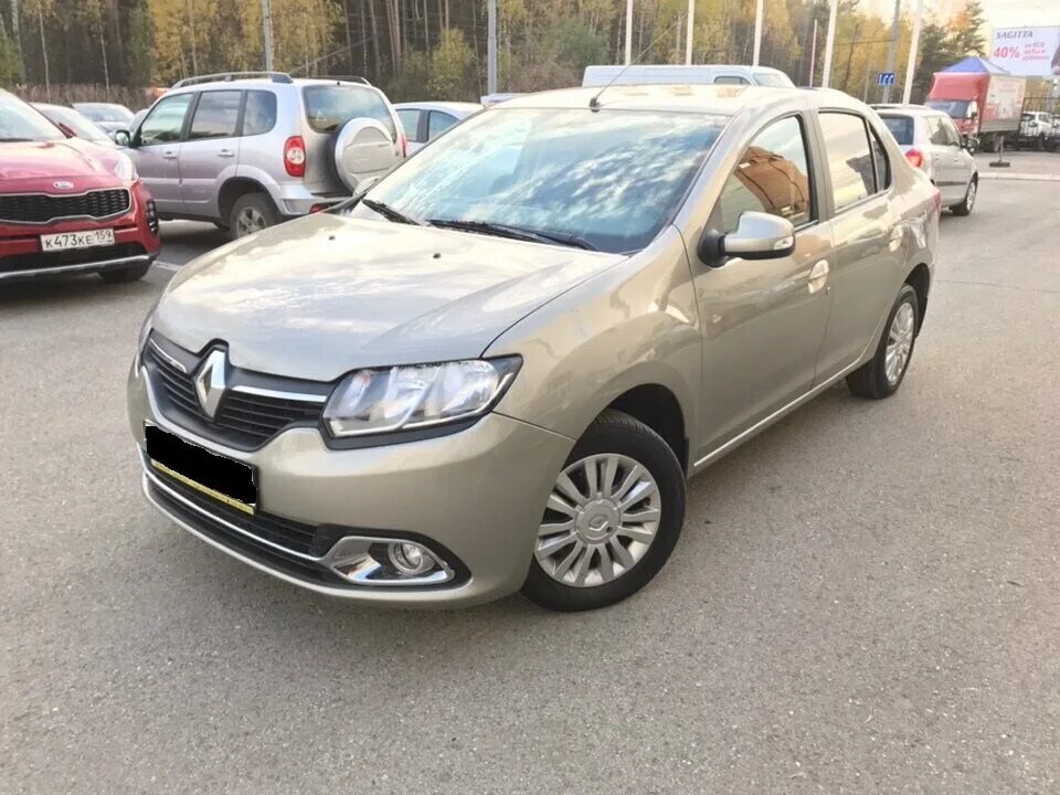 Рено бежевый фото Купить б/у Renault Logan II 1.6 MT (82 л.с.) бензин механика в Перми: бежевый Ре