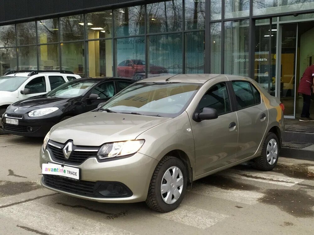 Рено бежевый фото Купить б/у Renault Logan II 1.6 MT (82 л.с.) бензин механика в Москве: бежевый Р