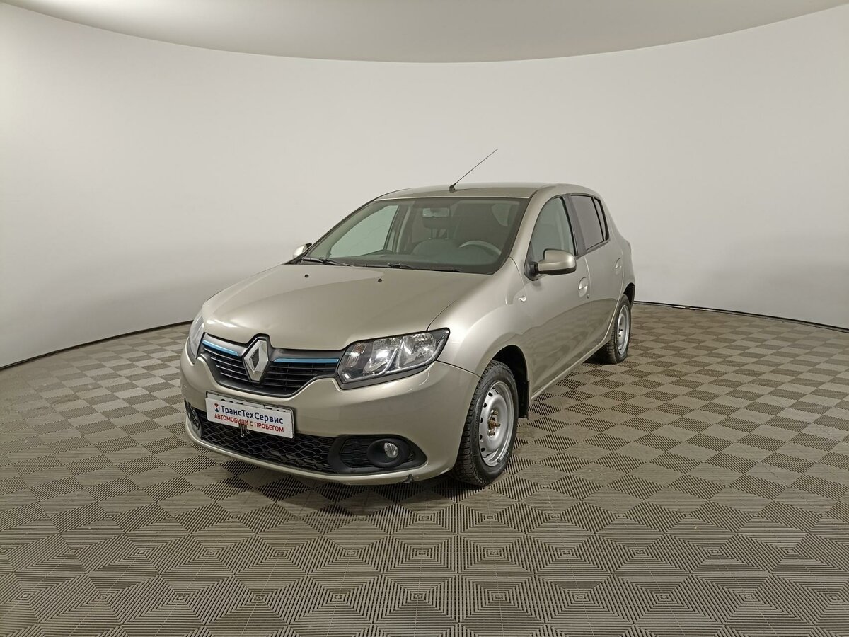 Рено бежевый фото Купить б/у Renault Sandero II 1.6 MT (82 л.с.) бензин механика в Набережных Челн