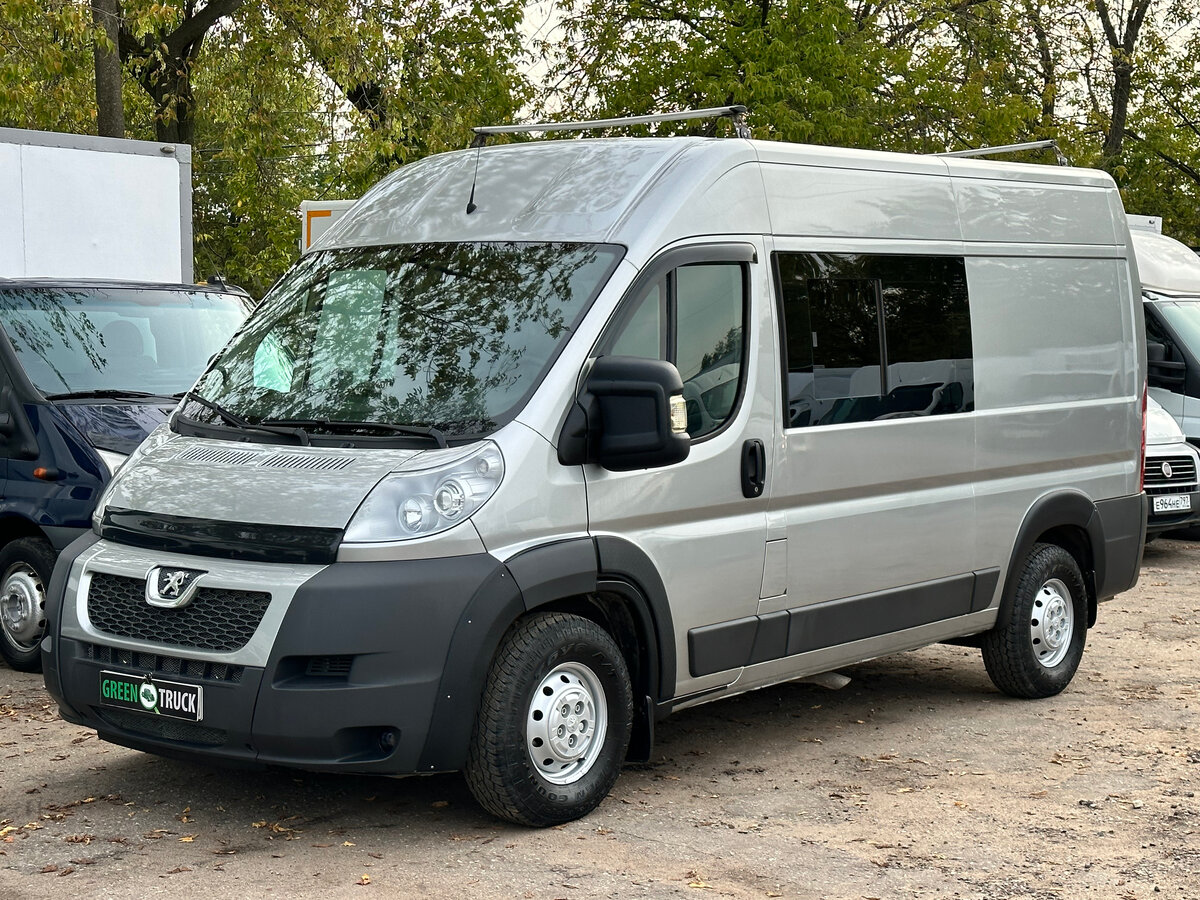 Рено боксер фото Купить б/у Peugeot Boxer дизель механика в Москве: серебристый цельнометаллическ