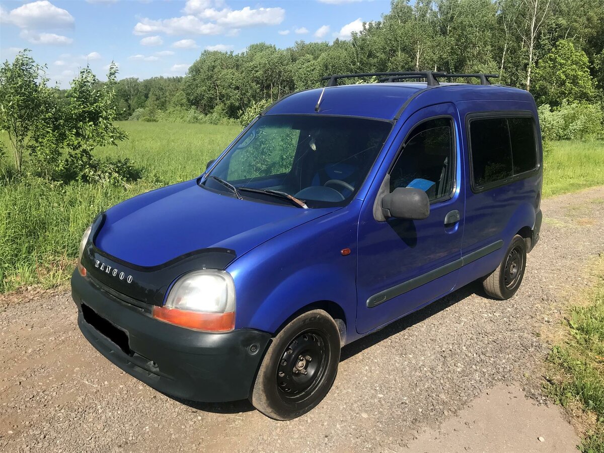 Рено бу цены фото Купить б/у Renault Kangoo I 1.4 MT (75 л.с.) бензин механика в Москве: синий Рен